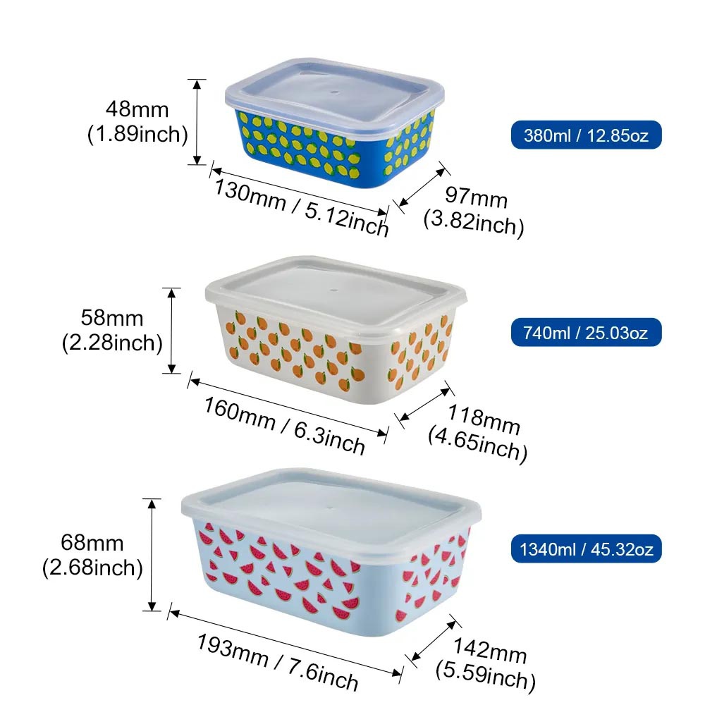 RPET plastic dinnerware lunch Box