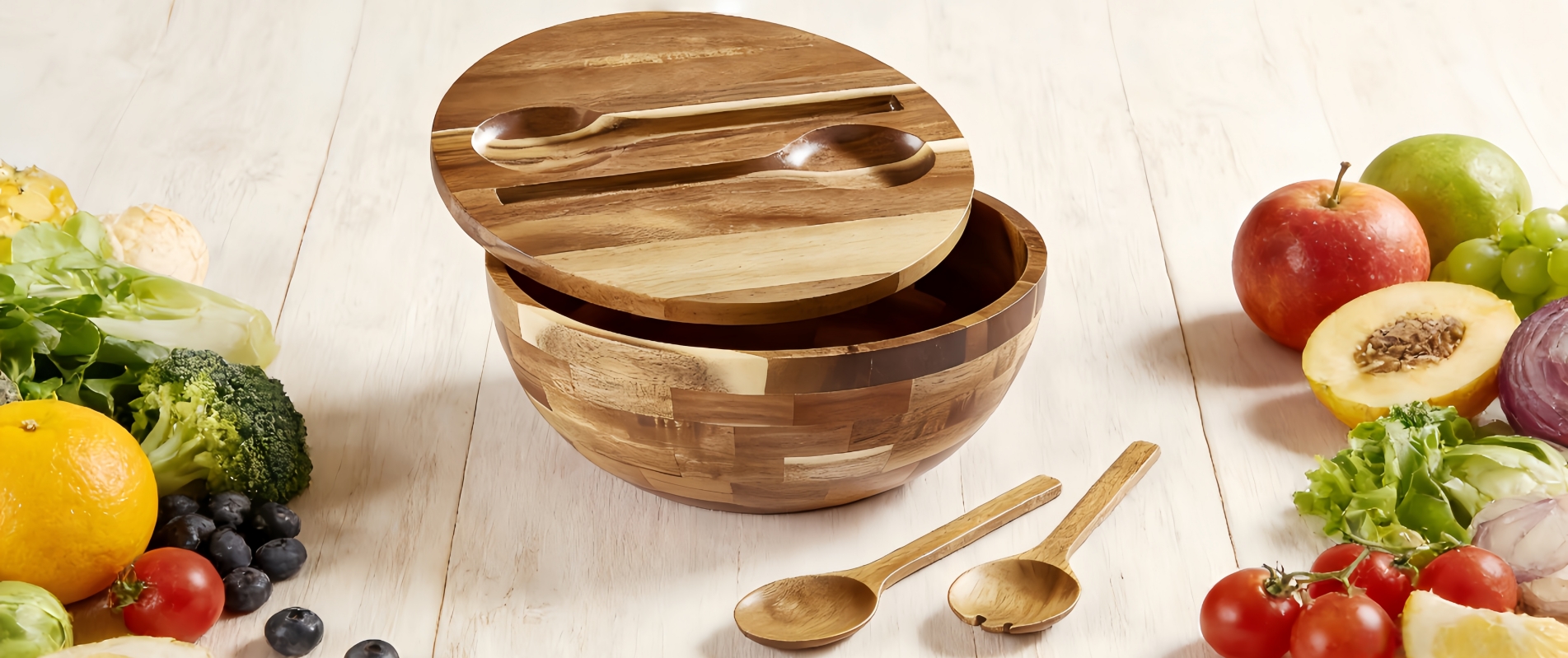 Bamboo & Wooden Salad Bowl Series