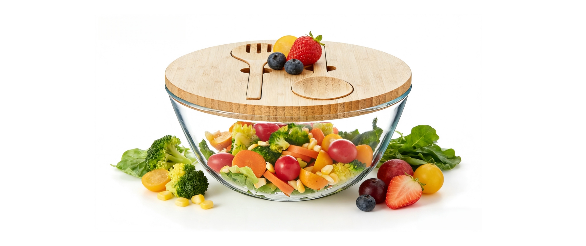 Glass  Salad Bowl Series